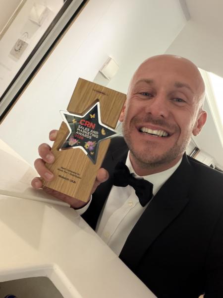 Midwich's Bradley Bennett with Best Company to Work For Award