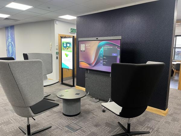 Neat Huddle space at Midwich's AV Hub in Edinburgh