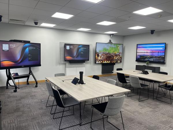 The training space at Midwich's AV Hub in Edinburgh
