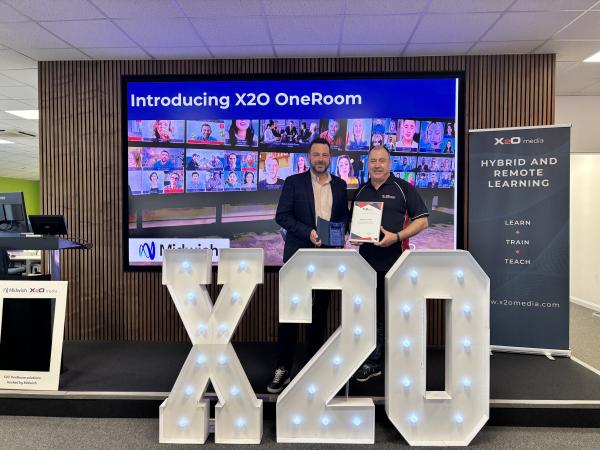 X2O Media Midwich Lee Harris left and Jamie Gryce