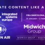AV on Air recording space at ISE 2023 - Midwich Group 