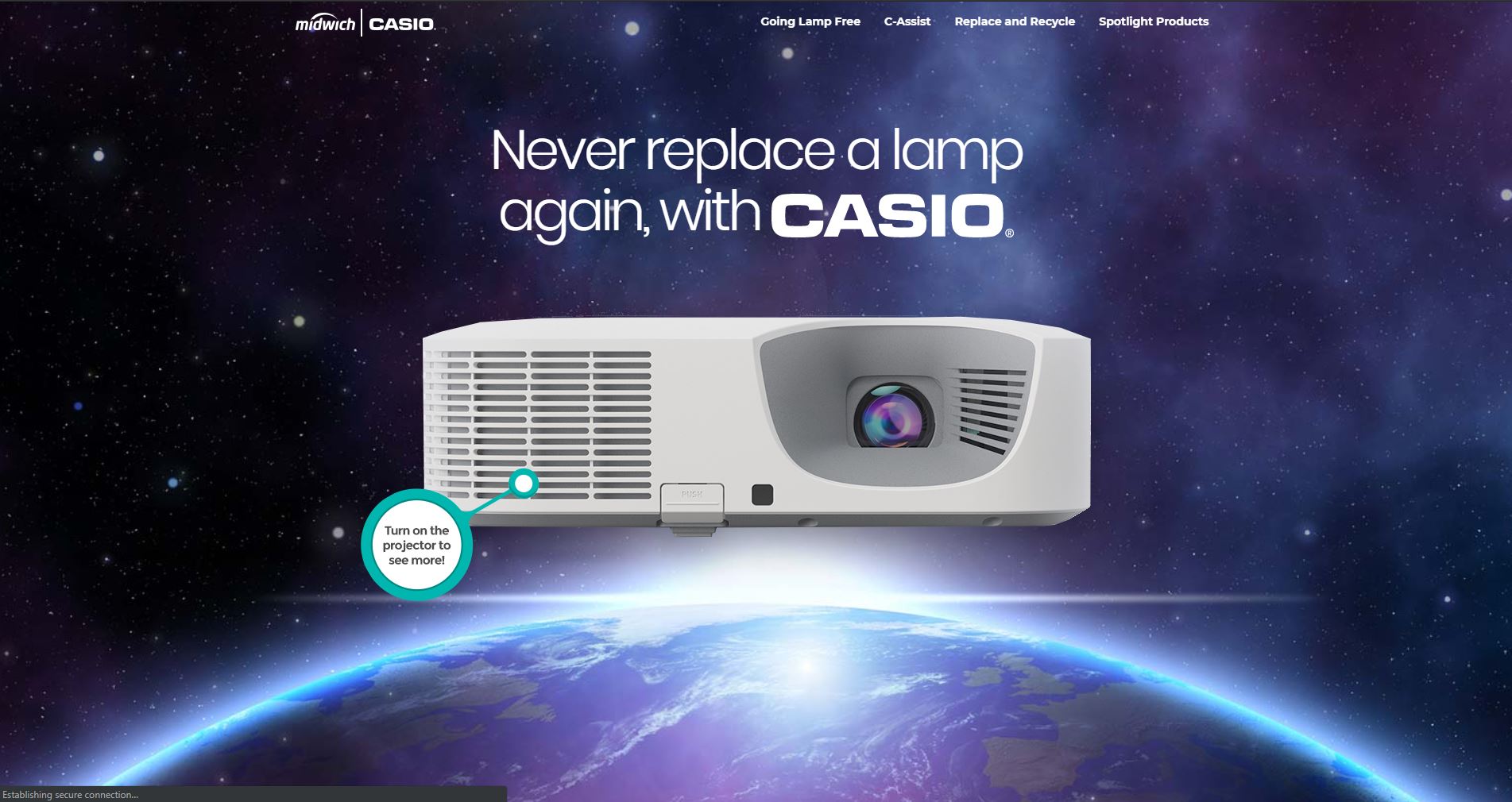 Casio Lamp Free Projectors | Midwich