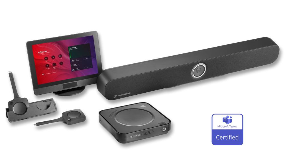 ClickShare Hub Pro + Sennheiser TC Bar M