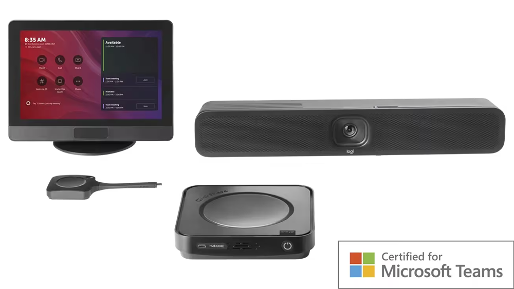 Barco ClickShare Hub + Logitech Meetup 2