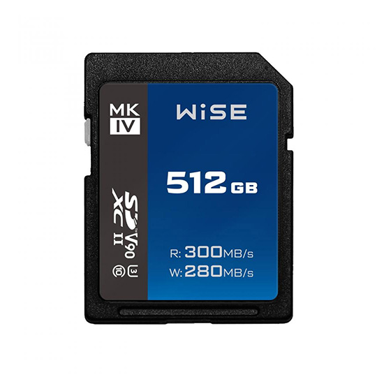 Wise SDXC UHS-II V90 MK-IV - 512GB