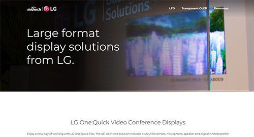 LG Corporate Solutions, We Mean Business