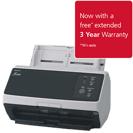 50ppm/100ipm A4 Duplex ADF Gigabit Ethernet USB3.2 LED workgroup scanner