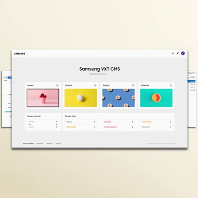 Samsung VXT cloud-based software solution