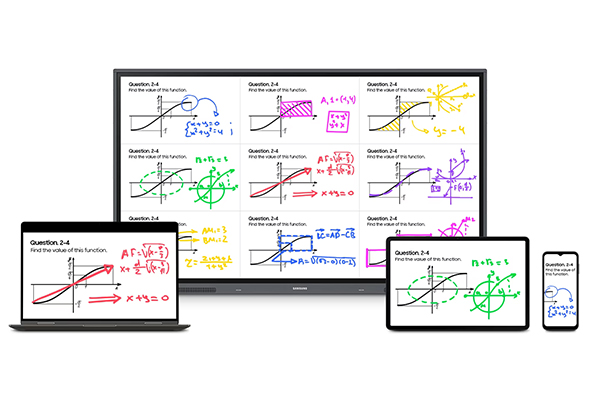 Display multiple screens at once enabling easy multitasking