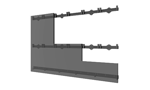 Peerless-AV SEAMLESS Connect outdoor universal dvLED mounting system